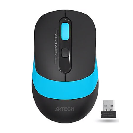A4 Tech FG10 Siyah-Mavi Optik Kablosuz Mouse - 1