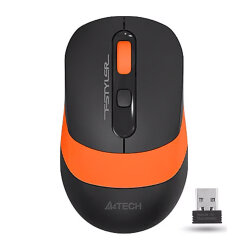 A4 Tech FG10 Siyah-Turuncu Optik Kablosuz Mouse - A4 TECH