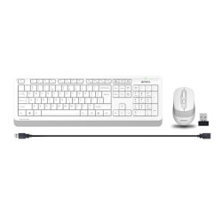 A4 Tech FG1010 Beyaz Q Kablosuz Klavye Mouse Seti - 2