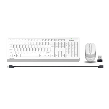 A4 Tech FG1010 Beyaz Q Kablosuz Klavye Mouse Seti - 2