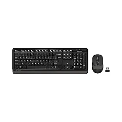 A4 Tech FG1010 Siyah-Gri Q Kablosuz Klavye Mouse Seti - A4 Tech