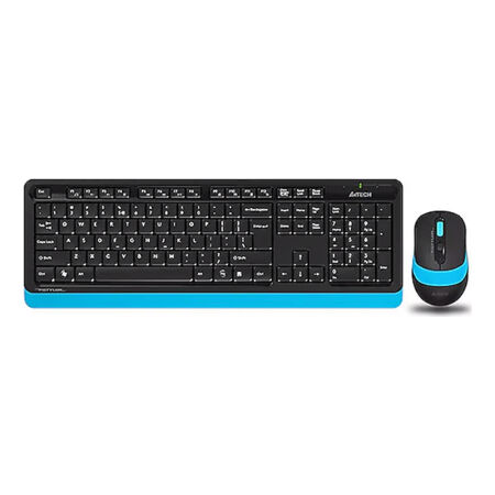 A4 Tech FG1010 Siyah-Mavi Q Kablosuz Klavye Mouse Seti - 1