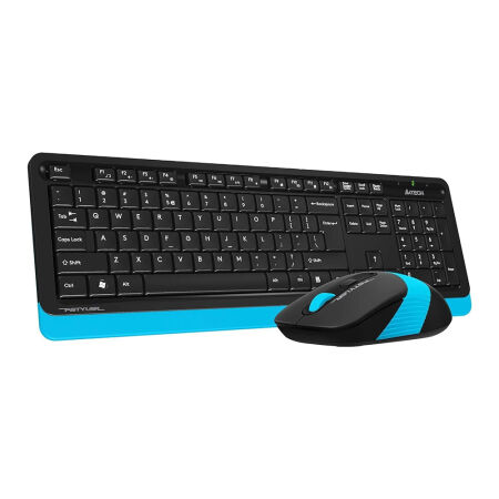 A4 Tech FG1010 Siyah-Mavi Q Kablosuz Klavye Mouse Seti - 2
