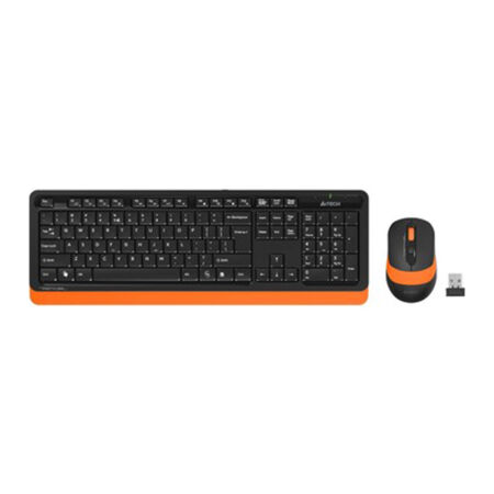 A4 Tech FG1010 Siyah-Turuncu Q Kablosuz Klavye Mouse Seti - 2