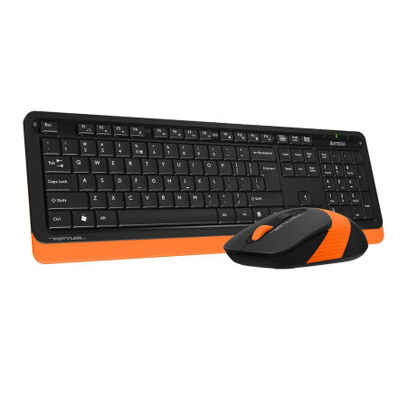 A4 Tech FG1010 Siyah-Turuncu Q Kablosuz Klavye Mouse Seti - 3