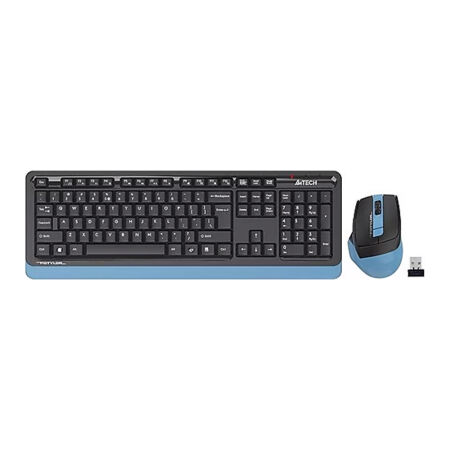 A4 Tech FG1035 Mavi Kablosuz Klavye Mouse Seti - 1
