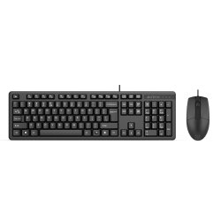 A4 Tech KR-3330 Siyah Kablolu Klavye Mouse Seti - A4 Tech | Poyraztoner.com
