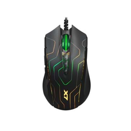 A4 Tech X89 Oscar X7 Neon Maze Siyah Kablolu Optik Oyuncu Mouse - 2