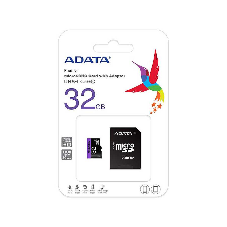 Adata 32 GB Premier microSDHC Card with Adapter