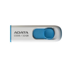 Adata C008-32GB USB 2.0 Beyaz Flash Bellek - ADATA