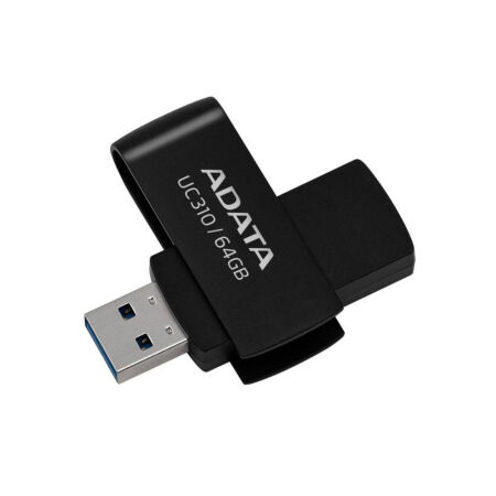 Adata UC310-64GB USB 3.2 Siyah Flash Bellek - 1