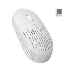 Altec Lansing ALBM7422 Beyaz Şarj Edilebilir Optik Kablosuz Mouse - ALTEC LANSİNG