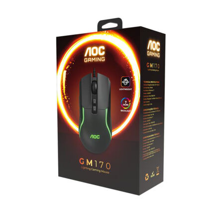 Aoc GM170B-LA Kablolu Gaming Mouse - Çok Renkli - 2