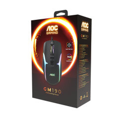 AOC GM190B-LA Kablolu RGB Gaming Mouse - Çok Renkli - 2