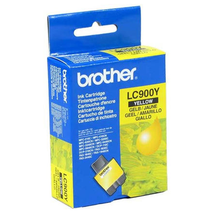 Brother LC47-LC900 Sarı Orjinal Kartuş - 1