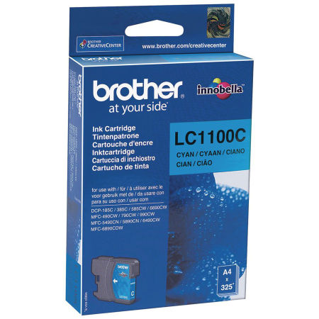 Brother LC67-LC1100 Mavi Orjinal Kartuş - 1