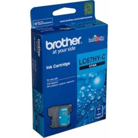 Brother LC67HY-C Mavi Kartuş - 1