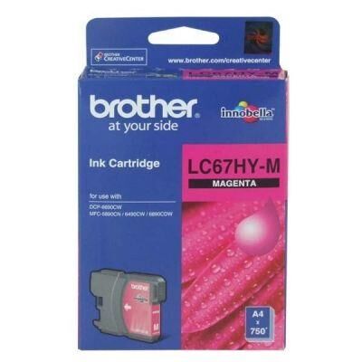 Brother LC67HY-M Red Cartridge - 1