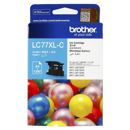 Brother LC77XL Mavi Orjinal Kartuş - 1