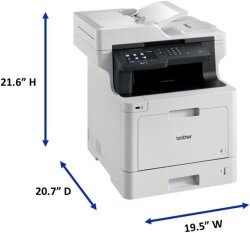 Brother MFC-L8900CDW Multifunction Color Laser Printer - 3