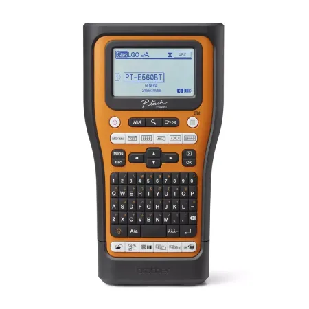 Brother P-Touch PT-E560BTVP 6 24MM Baskı TZE Serisi El Tipi Bluetooth Etiket Yazıcı - 1