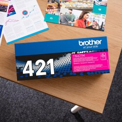 Brother TN-421 Kırmızı Orijinal Toner - 2