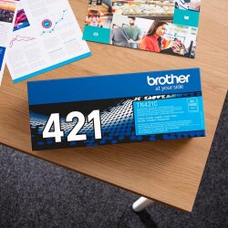 Brother TN-421 Mavi Orijinal Toner - 2