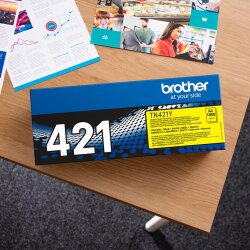 Brother TN-421 Sarı Orijinal Toner - 3