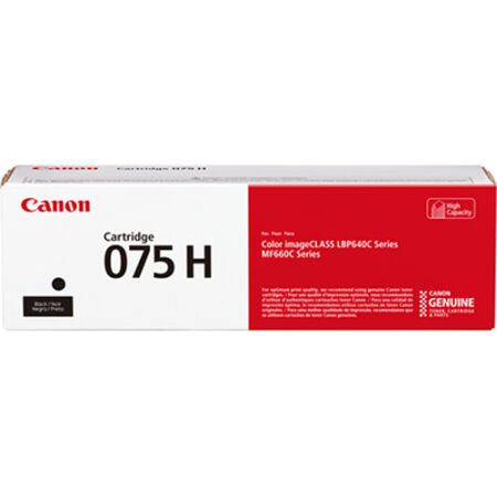 Canon 075H-6369C001 Siyah Yüksek Kapasiteli Orijinal Toner - 1