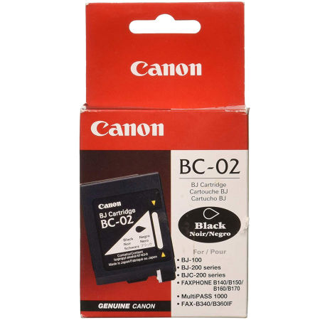 Canon BC-02 Black Original Cartridge - 1