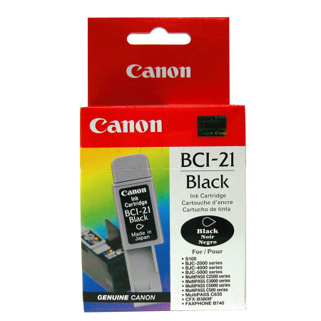 Canon BCI-21 Siyah Orjinal Kartuş - 1