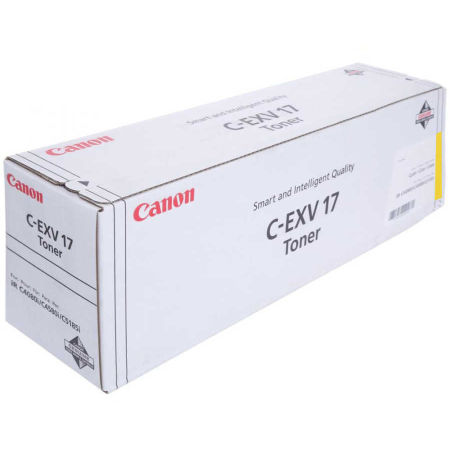 Canon C-EXV-17/ 0259B002 Yellow Original Photocopy Toner - 1