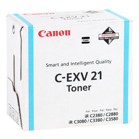 Canon C-EXV-21/0453B002 Mavi Orjinal Fotokopi Toneri - 1