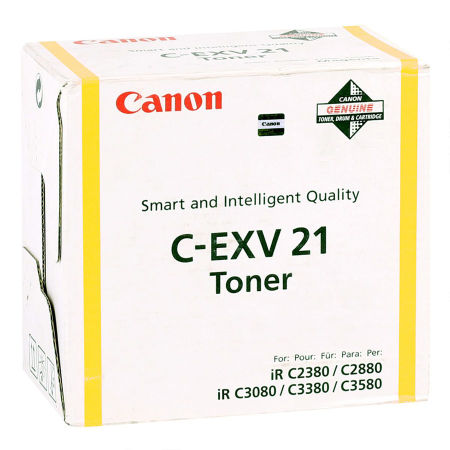 Canon C-EXV-21/0455B002 Sarı Orjinal Fotokopi Toneri - 1