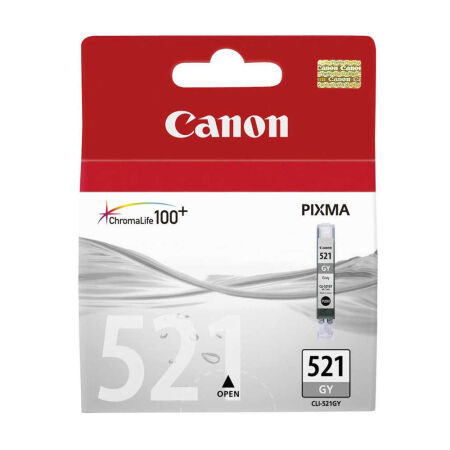Canon CLI-521GY- 2937B001 Gri Orijinal Kartuş- C Grade - 1