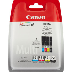 Canon CLI-551/6509B009 Orjinal Kartuş Avantaj Paketi - 1