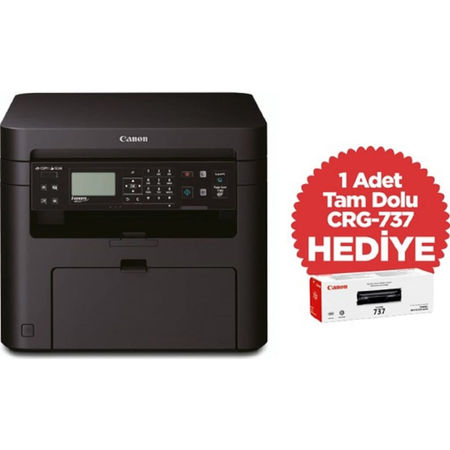 Canon I-Sensys MF231 Photocopy Scanner Laser Printer +1 Toner Gift - 1