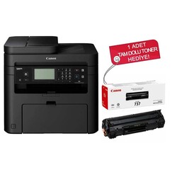 Canon İ-Sensys MF237W Çok Fonksiyonlu Siyah-Beyaz Laser Yazıcı + 1 Toner Hediyeli - 1