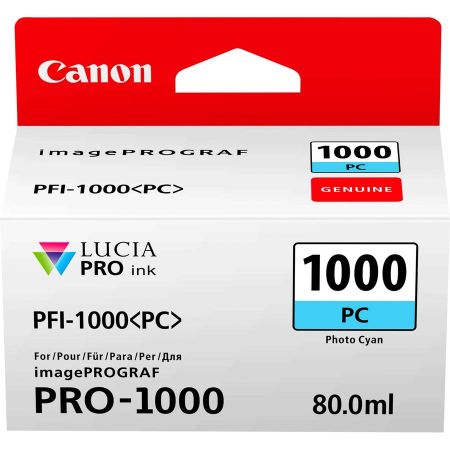 Canon PFI-1000PC/0550C001 Foto Mavi Orjinal Kartuş - 1