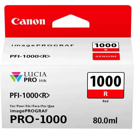 Canon PFI-1000R/0554C001 Red Orjinal Kartuş - 1