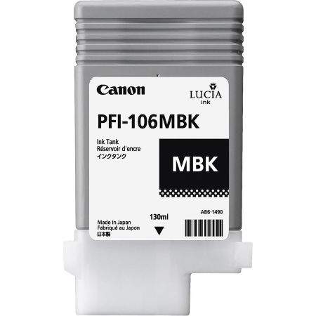 Canon PFI-106MBK/6620B001 Mat Siyah Orjinal Kartuş - 2