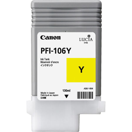 Canon PFI-106Y/6624B001 Sarı Orjinal Kartuş - 2