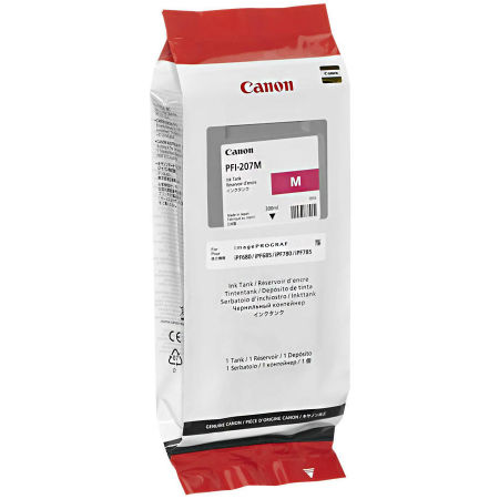 Canon PFI-207M/8791B001 Kırmızı Orjinal Kartuş - 1