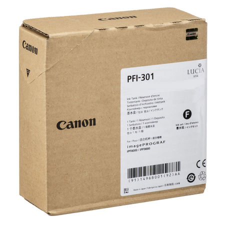 Canon PFI-301BK/1486B001 Siyah Orjinal Kartuş - 1