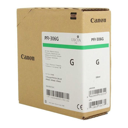 Canon PFI-306G/6664B001 Yeşil Orjinal Kartuş - 1