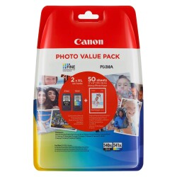 Canon PG-540XL / CL-541XL Siyah ve Renkli Orjinal Kartuş - Canon