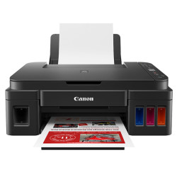 Canon - Canon Pixma G3411 Wi-Fi + Tarayıcı + Fotokopi Renkli Çok Fonksiyonlu Tanklı Yazıcı
