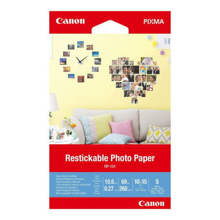 Canon Reusable Photo Paper RP-101 4x6 5 - 1
