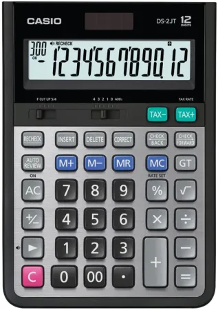 Casio DS-2JT Siyah Profesyonel Masaüstü Hesap Makinesi - 2