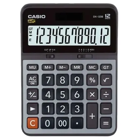 Casio DX-120B Siyah Masaüstü Hesap Makinesi - 2